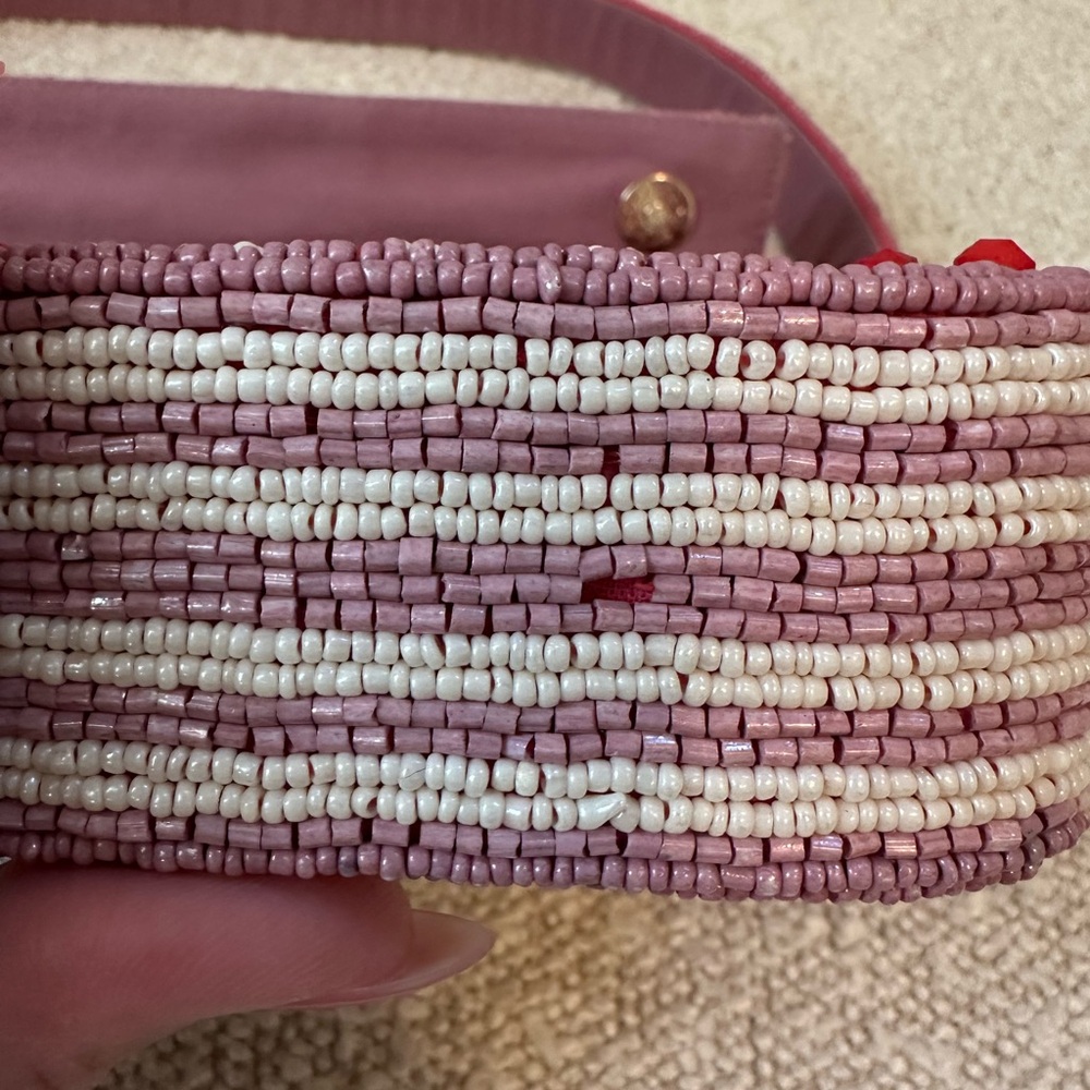 ๐๐ EUC RARE ANTHROPOLOGIE x MAEVE - Fiona Beaded Shoulder Bag: Cherries - Picture 8 of 8